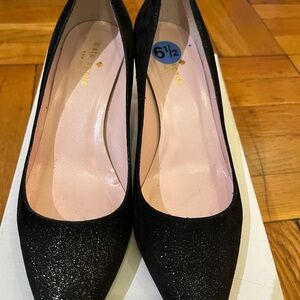 Kate Spade Black Sparkle size 6 1/2